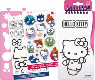 Zestaw kreatywny z naklejkami hello kitty