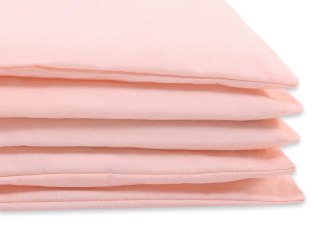 Bawełniana pościel dla dzieci 2-częściowa poszewki na poduszkę 60x40 na kołderkę 120x90 -pudrowy róż
