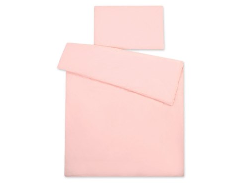 Bawełniana pościel dla dzieci 2-częściowa poszewki na poduszkę 60x40 na kołderkę 120x90 -pudrowy róż