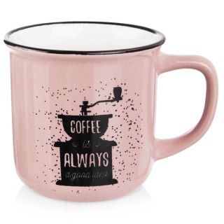 Kubek ceramiczny z uchem do kawy herbaty 370 ml