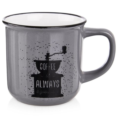 Kubek ceramiczny z uchem do kawy herbaty 370 ml