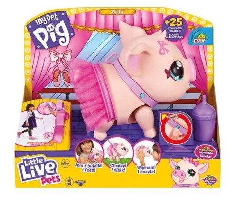 Figurka interaktywna little live pets Świnka baletnica