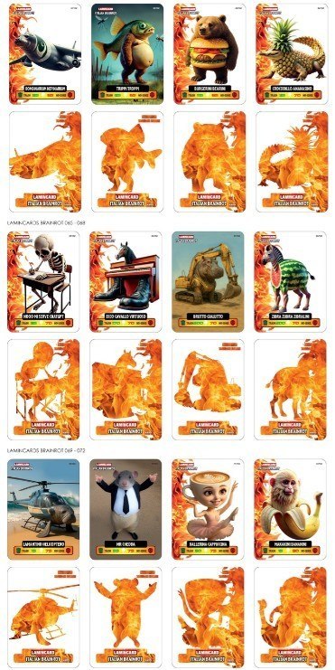 Brainrot karty saszetka display 24 sztuk