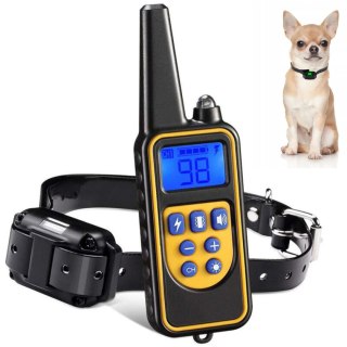 Elektroniczna obroża treningowa dla psa z pilotem 800 m