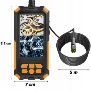 Endoskop kamera inspekcyjna 8 LED 3 końcówki Full HD