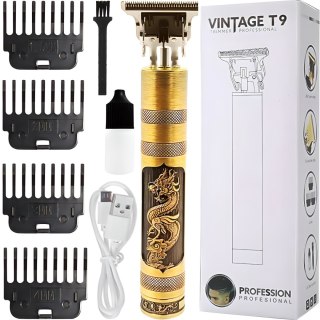 Maszynka golarka bezprzewodowa do strzyżenia włosów brody trymer 4 nasadki