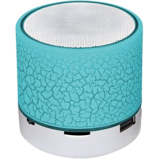 Mini głośnik bezprzewodowy Bluetooth z podświetleniem LED - niebieski