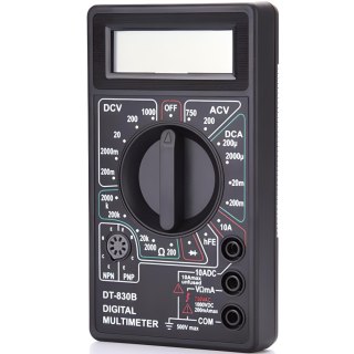 Multimetr miernik cyfrowy prądu napięcia rezystancji 0-500 V 0-5 A