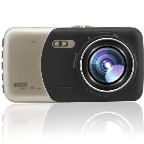 Wideorejestrator samochodowy z kamerą cofania Full HD TF