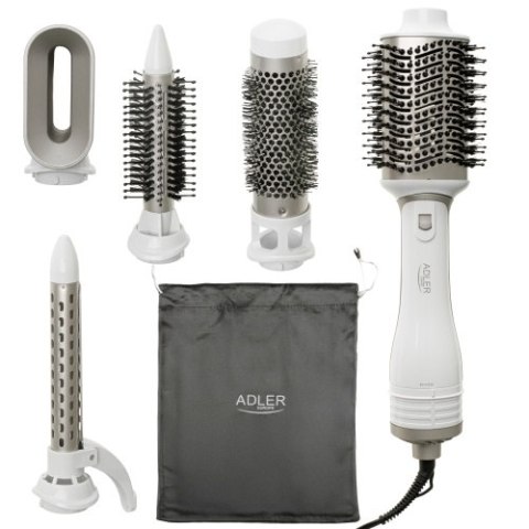 AD 2027 white champagne Lokówko-suszarka 5 w 1 - 1200w - 5 nasadek