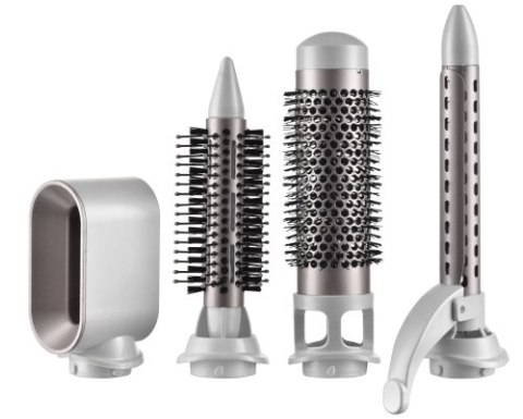 AD 2027 white champagne Lokówko-suszarka 5 w 1 - 1200w - 5 nasadek