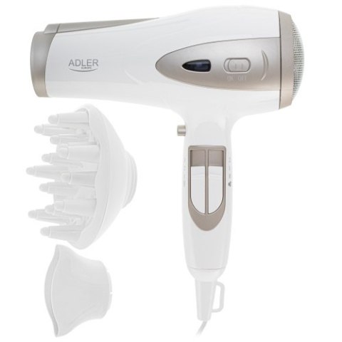 AD 2248 white champagne Suszarka 2200w ion + dyfuzor
