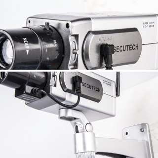 Atrapa kamery do monitoringu z migającą diodą LED