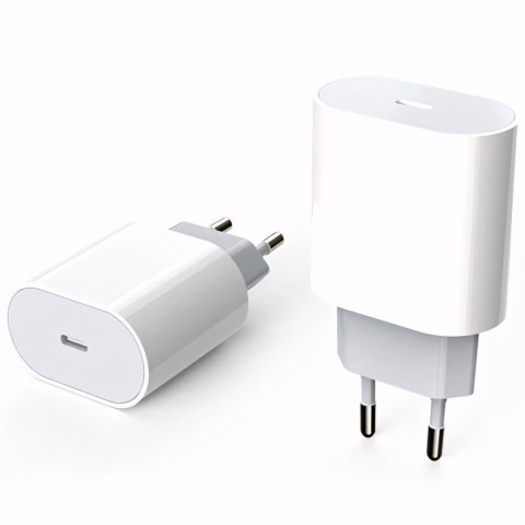 Ładowarka sieciowa zasilacz USB-C 20 W - biała