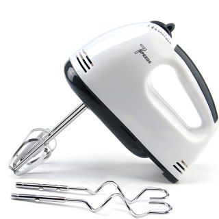 Mikser robot kuchenny ręczny 7 prędkości 4 końcówki 260 W