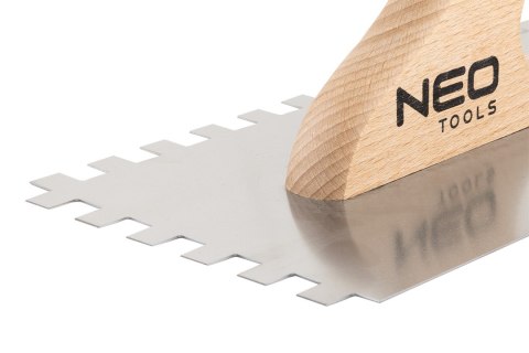 Paca z zębami, 480 x 128 mm, ząb 10 x 10 x 10 mm, uchwyt drewniany