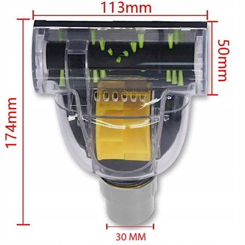 Turboszczotka szczotka uniwersalna wielofunkcyjna do odkurzacza
