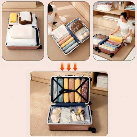 Worki próżniowe na ubrania 2 rozmiary - zestaw 10 szt.