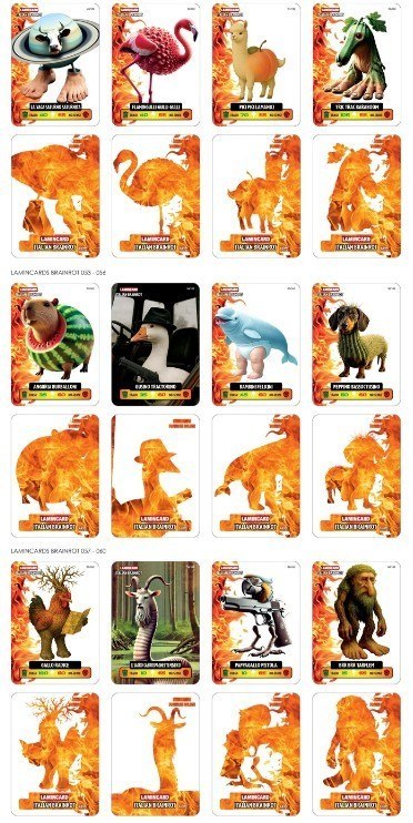 Brainrot karty saszetka display 24 sztuk