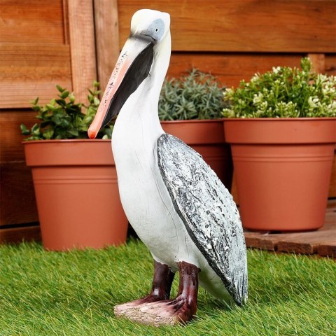 Figurka Ozdobna Ogrodowa Pelikan Ptak do Ogrodu PROGARDEN 20,5x10,5x28,5 cm