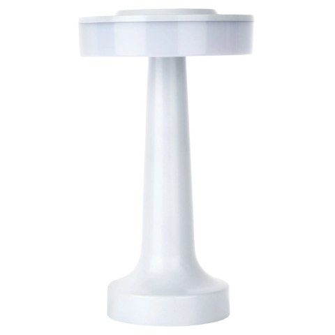 Lampka Stołowa LED Biała Bezprzewodowa 3 Tryby Świecenia VILDE 21x12 cm