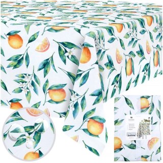 Obrus Wodoodporny Plamoodporny Pomarańcze EXCELLENT HOUSEWARE 180x130 cm