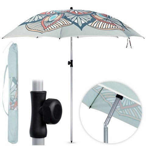 Parasol plażowy ogrodowy regulowany 180 cm