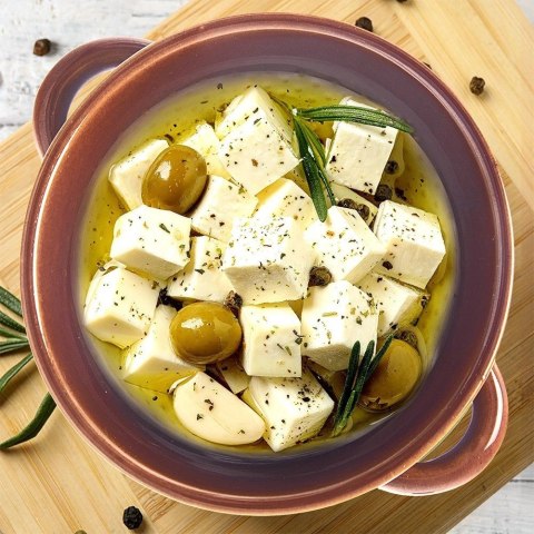 Pojemnik Garnek do Marynowania Kiszenia Ceramiczny z Pokrywką ORION 650 ml