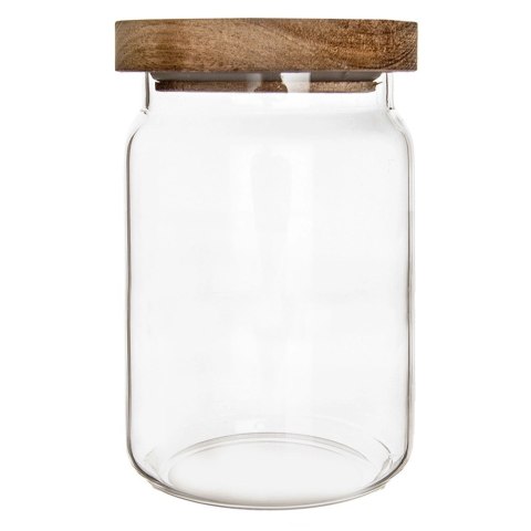 Pojemnik na Orzechy Płatki Makaron Szklany z Pokrywką Uszczelką ORION 970ml