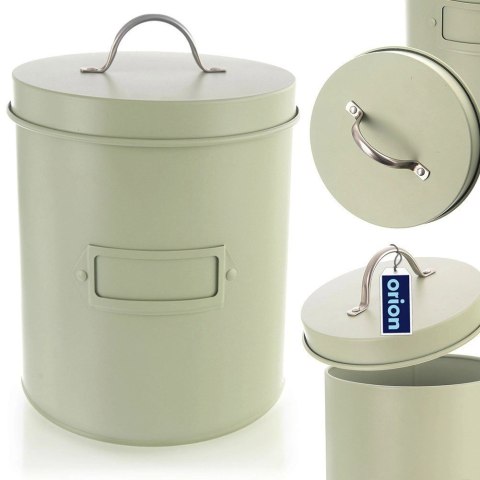 Puszka Pojemnik Kuchenny do Przechowywania Metalowy Zielony ORION 3,3 l