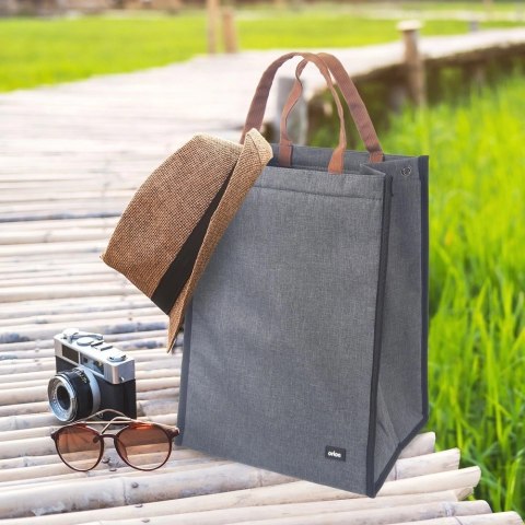 Torba Termiczna Termoizolacyjna Szara do Żywności Napojów Solidna ORION 14l