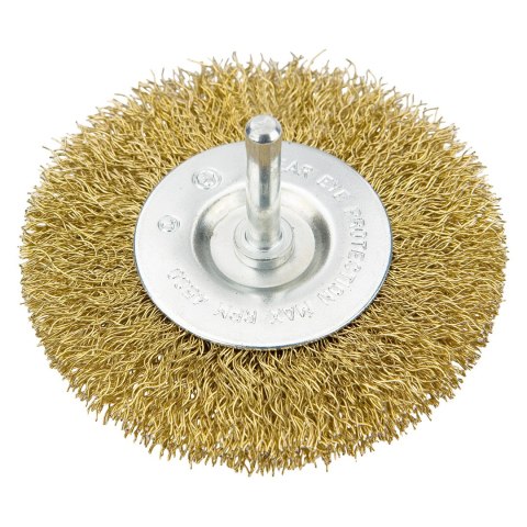 Szczotka druciana tarczowa z trzpieniem 100 mm