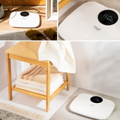 AD 8172 white Waga łazienkowa - 180kg