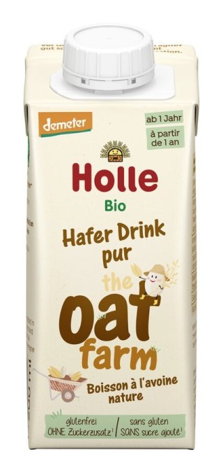 NAPÓJ OWSIANY BEZ DODATKU CUKRÓW BEZGLUTENOWY OD 1 ROKU DEMETER BIO 200 ml - HOLLE