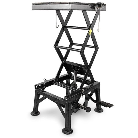 Podnośnik hydrauliczy nożycowy czarny