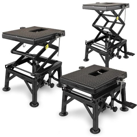 Podnośnik hydrauliczy nożycowy czarny