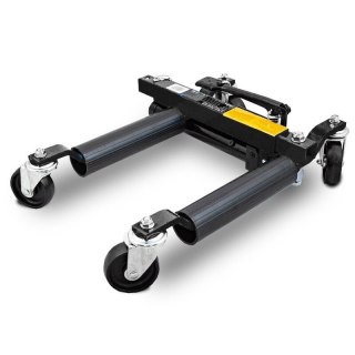 Wózek manewrowy hydrauliczny pod koła 1 sztuka czarny