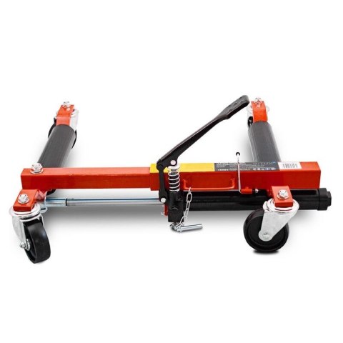 Wózek manewrowy hydrauliczny pod koła 2 sztuki czerwony