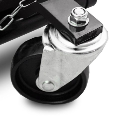 Wózek manewrowy hydrauliczny pod koła 4 sztuki czarny