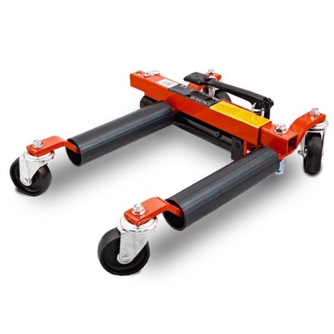 Wózek manewrowy hydrauliczny pod koła 4 sztuki czerwony