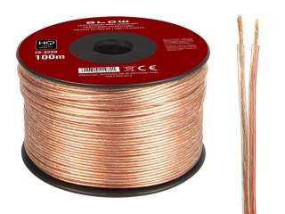 73-322# Przewód głośnikowy 2x0,50mm przezroczysty