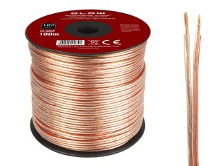 73-326# Przewód głośnikowy 2x2,50mm przezroczysty