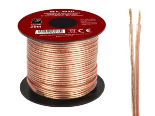 73-364# Przewód głośnikowy 2x1,00mm przezroczysty 25m
