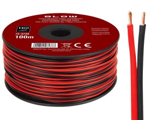 73-373# Przewód głośnikowy 2x0,75mm czarno-czerwony