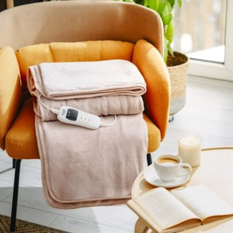 AD 7443 Koc elektryczny - super miękki nakładany z pilotem lcd | 160x180 cm