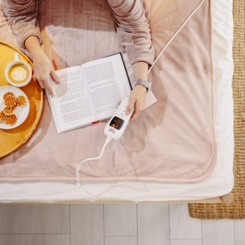 AD 7443 Koc elektryczny - super miękki nakładany z pilotem lcd | 160x180 cm