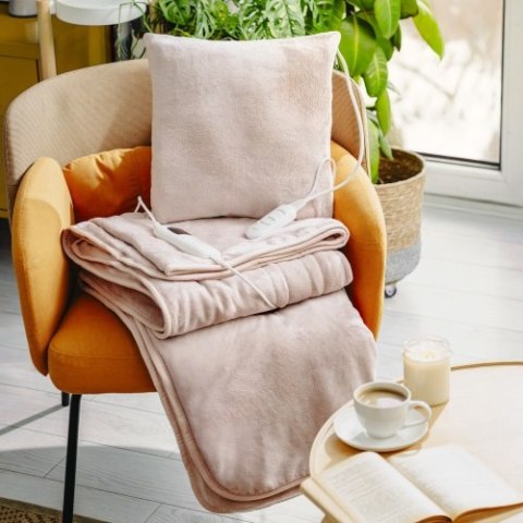 AD 7443 Koc elektryczny - super miękki nakładany z pilotem lcd | 160x180 cm