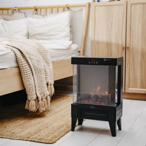 AD 7755 Kominek elektryczny led z pilotem | 3d efekt płomienia | 2 moce grzania 1000w/2000w | termostat