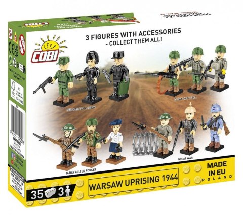 Figurki powstańców warszawskich 1944 zestaw