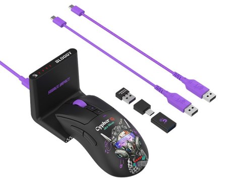 Mysz A4TECH BLOODY R73 ULTRA DUO Cypher Ghost